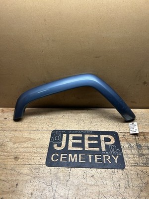 97-01 Jeep Cherokee XJ OEM Rear Passenger RH Side Fender Flare Blue Plastic Trim