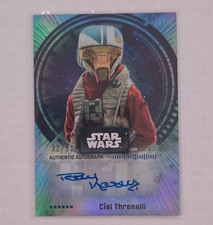 Topps Star Wars The Last Jedi C'ai Threnalli Autograph Card #A-PK Serial 32/50