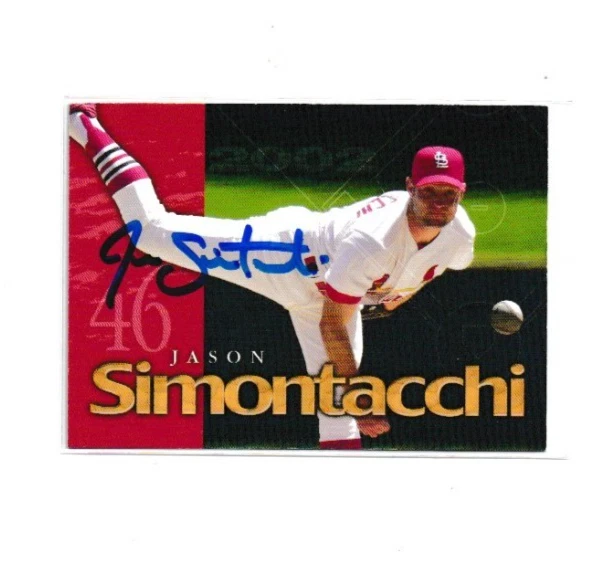2002 Christian Family Day - Jason Simontacchi NNO Autograph - No COA - Image 3 of 3