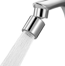 Faucet Aerator 360  Swivel Dual Spray Kitchen Sink Attachment 55/64 Female Chrom