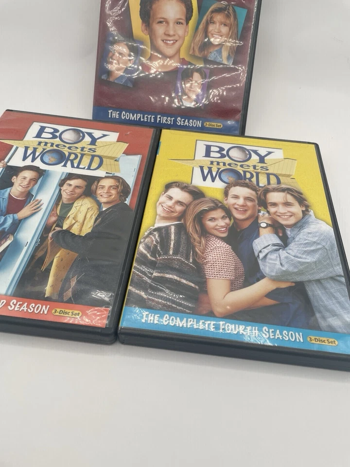 Lot Of 3 ABC Sitcom Series Boy Meets World Complete Seasons 1, 3, & 4 On DVD - Image 4 of 4
