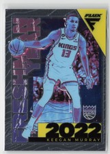 2022-23 Panini Flux #7 Keegan Murray Freshman Year