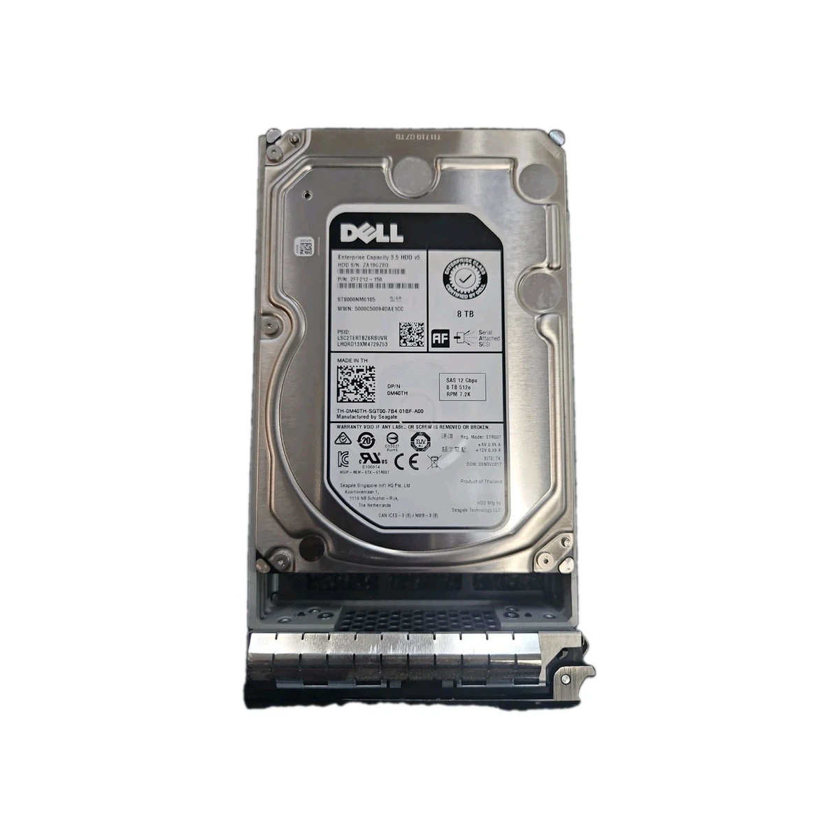 Dell SAS Internal Hard Disk Drives 8 TB Storage Capacity for sale