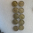 lot of 10 1964-D Roosevelt Dimes 90% Silver US Mint Denver Nice Circulated