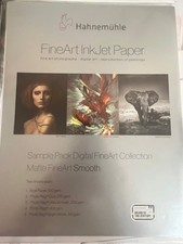 Hahnemuhle Matt FineArt Smooth Paper Sample Pack, 8.5x11", 10 Sheets 11640303