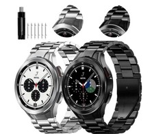 No Gap Band Men Metal Business Band Compatible with Samsung Galaxy Watch 6,5,4