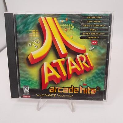 Atari arcade hits collection Shelf195 VINTAGE PC GAME/SOFTWARE~