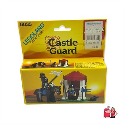 Rare Vintage LEGO Castle 6035 Castle Guard Original UNOPENED NEW NIB #2