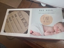 Rae Dunn Baby Milestone Discs 13 Pcs.