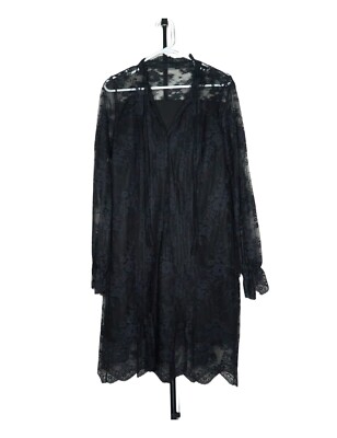Elie Tahari Black Lace Long Sleeve Dress, Size M | eBay Elie Tahari Black Lace Long Sleeve Dress, Size M | eBay