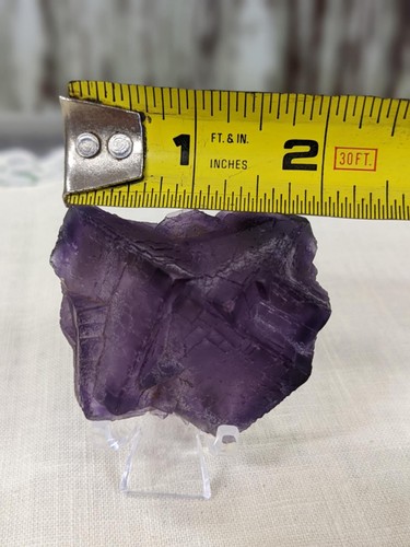 96g natürliche rohe kubische Fluoritprobe Pakistan - Bild 5 von 5