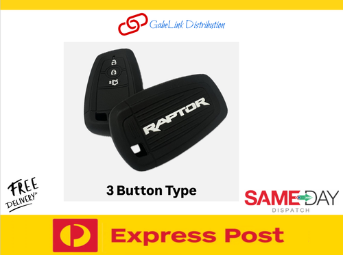 Fit Ford Next Gen Ranger Raptor 3 Button White Silicon Remote Key Fob ...