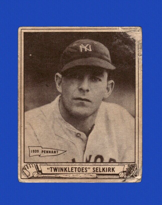 1940 Play Ball Set-Break #  8 George Selkirk LOW GRADE (filler) *GMCARDS*