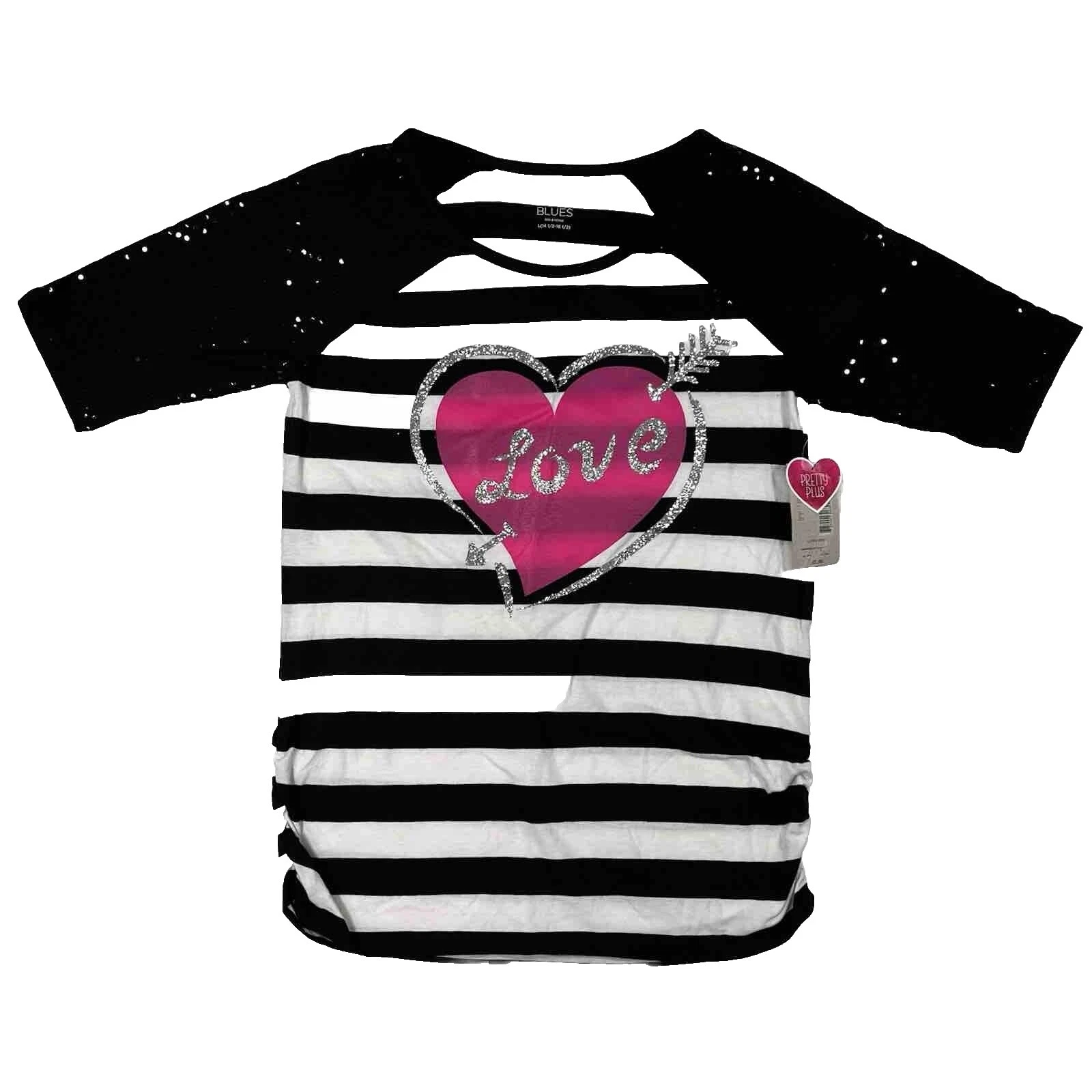 Love Cotton Striped Tops for Women