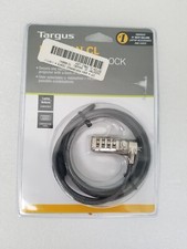 Targus DEFCON CL PA410U Notebook Computer Cable Lock 6.5 Feet