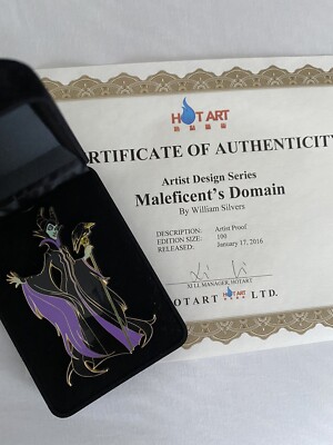 Acme Hot Art Maleficent s Domain AP Disney Pin