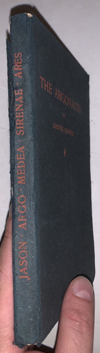 1 of 200, 1904, 1st Ed, ALEISTER CROWLEY, THE ARGONAUTS, OCCULT