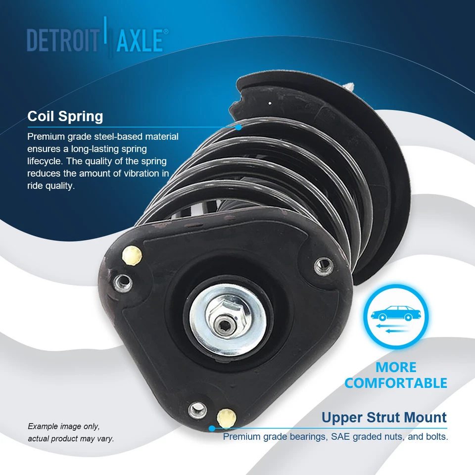 Puntal delantero con muelle helicoidal Tierod para Buick Park Avenue Riviera Oldsmobile Aurora Foto 3 de 4