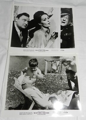 Lot of 25 Vintage Movie Photos for The Spy With a Cold Nose, 1966, L. Harvey