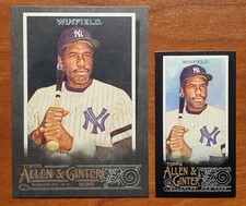 2020 Topps Allen Ginter X Dave Winfield Base & Mini Lot (2) Online Exclusive