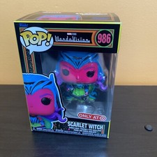 Funko Pop! WandaVision Bruja Escarlata #986 ¡Pop! Figura Vinilo Blacklight Exclusiva