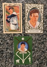 1992 Ted Williams Red Sox Perez Steele Master Works 3 card lot #04087/10000