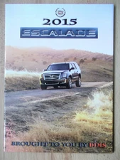 2015 Cadillac Escalade brochure press kit magazine no CD/DVD or USB printed only