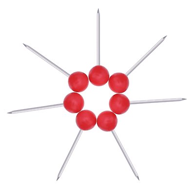 500P Push Pins Map Tacks Round Head Plastic For Fabric Sewing Bulletin Board BS