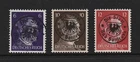Germany WWII (1945) - Local Post “Bad Gottleuba”. Three Unused Stamps