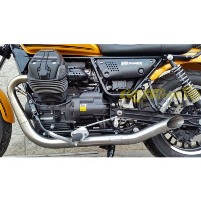 ABSOPRO Set Di 2 Molle Per Scarico Moto – Acciaio Inox, Finitura Oro, Girevoli, Lunghezza 59 Mm – Universali Per Moto, Scooter E ATV