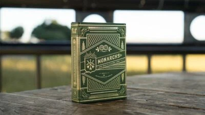 MURPHY'S MAGIC SUPPLIES, INC. Monarch Playing Cards, A Great Gift for Poker Players (Green) by theory11