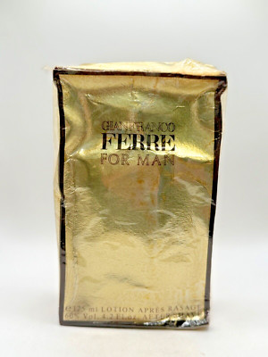 GIANFRANCO FERRE 125ML AFTER SHAVE LOTION APRES RASAGE (NEW WITH BOX & SEALED)