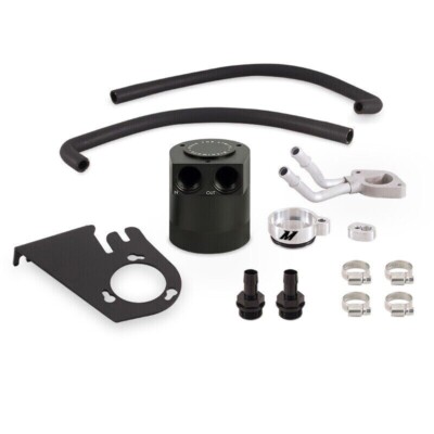 Mishimoto MMBCC-F2D-11BE for 11-16 Ford 6.7L Powerstroke Baffled Oil Catch Can K