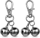 Dog Collar Bell 2 Strings in 4 Pieces Pet Bells for Collar Loud Brass Cat Bells
