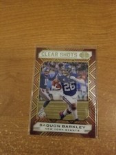 2020 PANINI ILLUSIONS FOOTBALL CLEAR SHOTS #9 SAQUON BARKLEY GIANTS NM/M