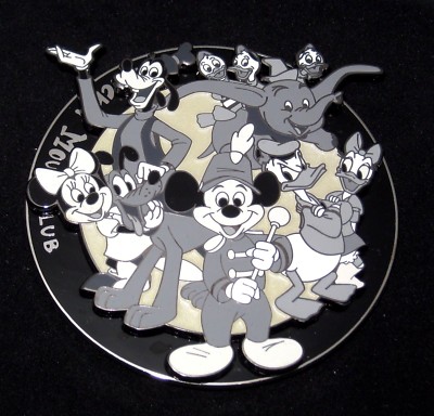 LE 500 JUMBO Disney Pin✿Mickey Mouse Club Band Leader Dumbo Pluto