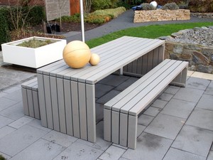Gartenmöbel Holz Set 1, Transparent Geölt Grau | eBay