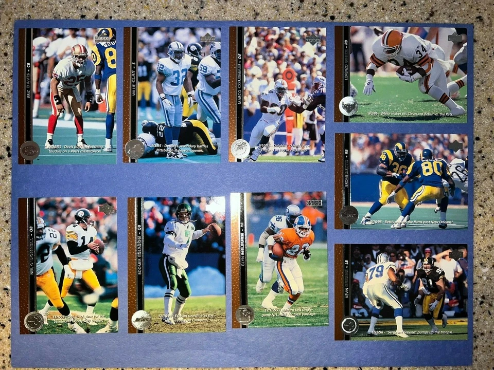 1996 UPPER DECK FOOTBALL CARDS YOU CHOOSE 34-300 NFL CARD FREE SHIPPING - Image 2 of 4