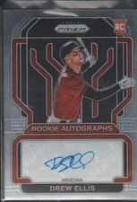 2022 Prizm Drew Ellis Diamondbacks Autograph Rookie Baseball Card. rookie card picture