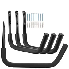 Kayak Storage Hook, Heavy Duty Steel Kayak Storage Rack, Wall Mount Garage Ha...