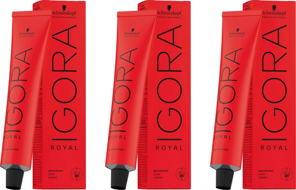 Schwarzkopf Igora Royal 7-00 Mittelblond Natur Extra 3x60 ml