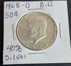 1968-D, 1969-D, 1970-D Kennedy Half Dollars BU