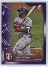 2022 Bowman Purple Border 76/250 Adolis Garcia #53 01xd