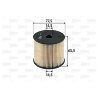 1X Kraftstofffilter Valeo 587903 Passend FüR CitroËN Fiat Lancia Peugeot