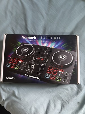 Numark Party Mix II - DJ Controller with Party Lights, DJ Set with 2 Decks