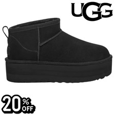 UGG Classic Ultra Mini Platform Black Donna Originali Taglie 36-41 Nuove