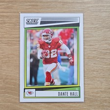 Panini 2022 Score Base Set Dante Hall Kansas City Chiefs NFL Football Card #121