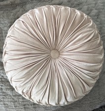 Blush Pink Round Decorative Throw Pillow