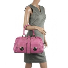 Marc Jacobs Venetia Y2K Satchel Bag Calf Leat...