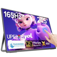 165Hz Gaming Touchscreen Portable Monitor 24.5" 2K QHD 2560x1440 Screen For Xbox